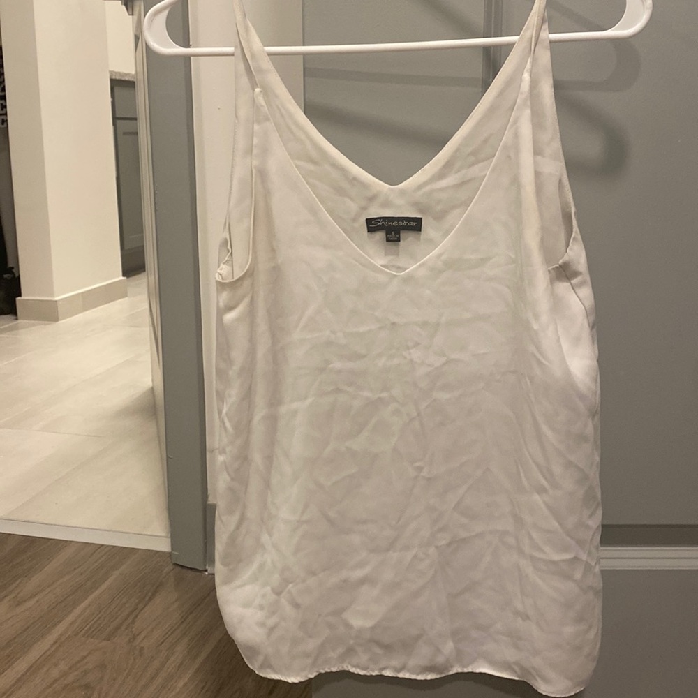 White tank top